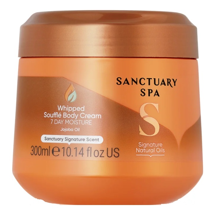 Hidratáló hatású szuflé testápoló krém, Sanctuary Spa Signature Natural Oils 300 ml
