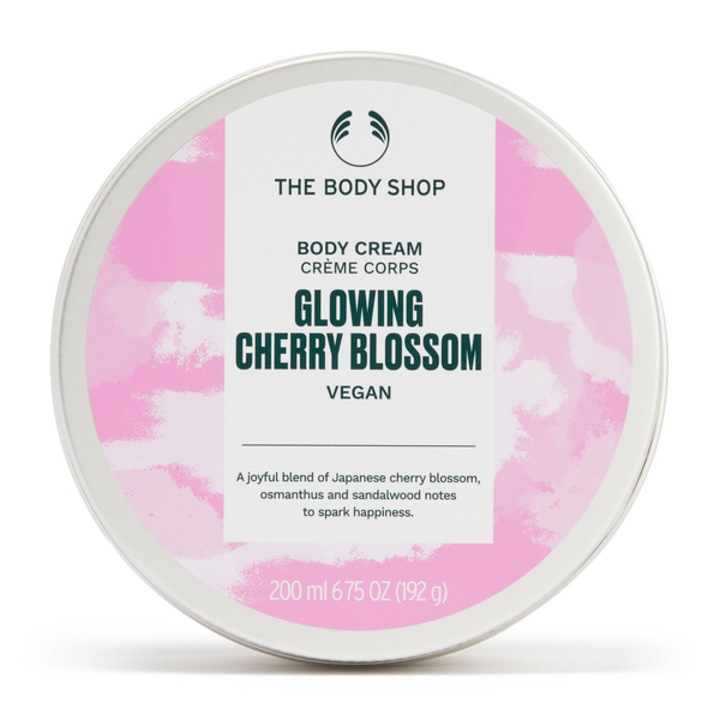 Crema hidratanta pentru corp The Body Shop, Glowing Cherry Blossom, 200 ml