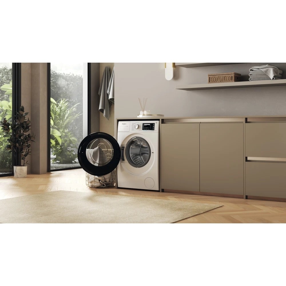 Masina de spalat rufe Whirlpool W7X 89 SILENCE EE, 8kg, 1400 rpm, Autodose, Steam Hygiene, Tehnologie al 6-lea Simt, Clasa A, Alb