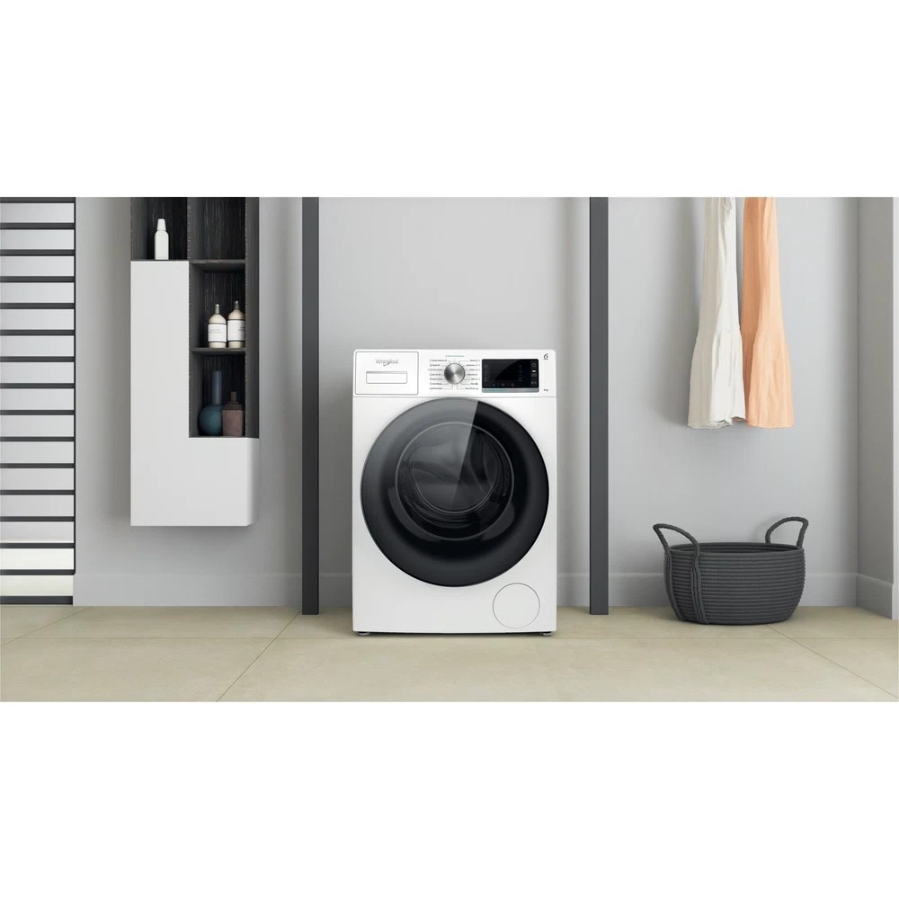 Masina de spalat rufe Whirlpool W7X 89 SILENCE EE, 8kg, 1400 rpm, Autodose, Steam Hygiene, Tehnologie al 6-lea Simt, Clasa A, Alb