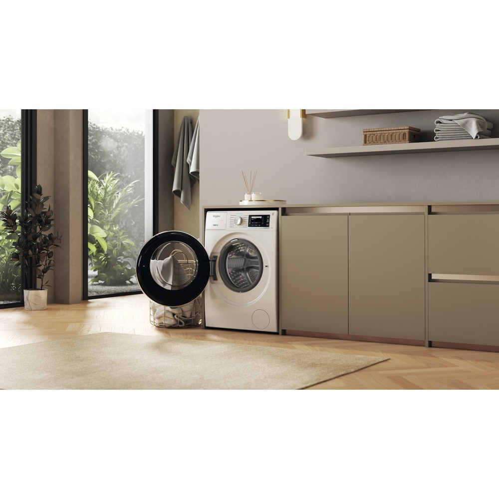 RESIGILAT: Masina de spalat rufe Whirlpool W8X 89AD SILENCE EE, 8 kg, 1400 rpm, FreshCare+, Autodose, Steam Hygiene, Tehnologie al 6-lea Simt, Clasa A, Alb