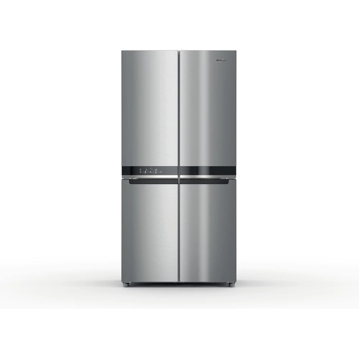 Whirlpool WQ9 U2L EF Alulfagyasztós hűtőszekrény, 594 l, 6. Érzék Fresh Control funkció, Total NoFrost, FlexiFreeze, E energiaosztály, Inox