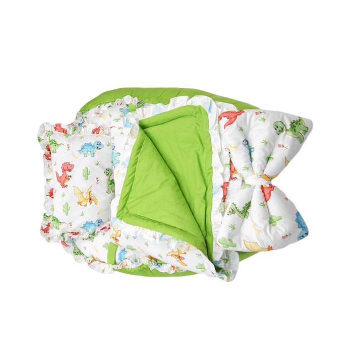 Baby Nest 3 piese, culoare verde