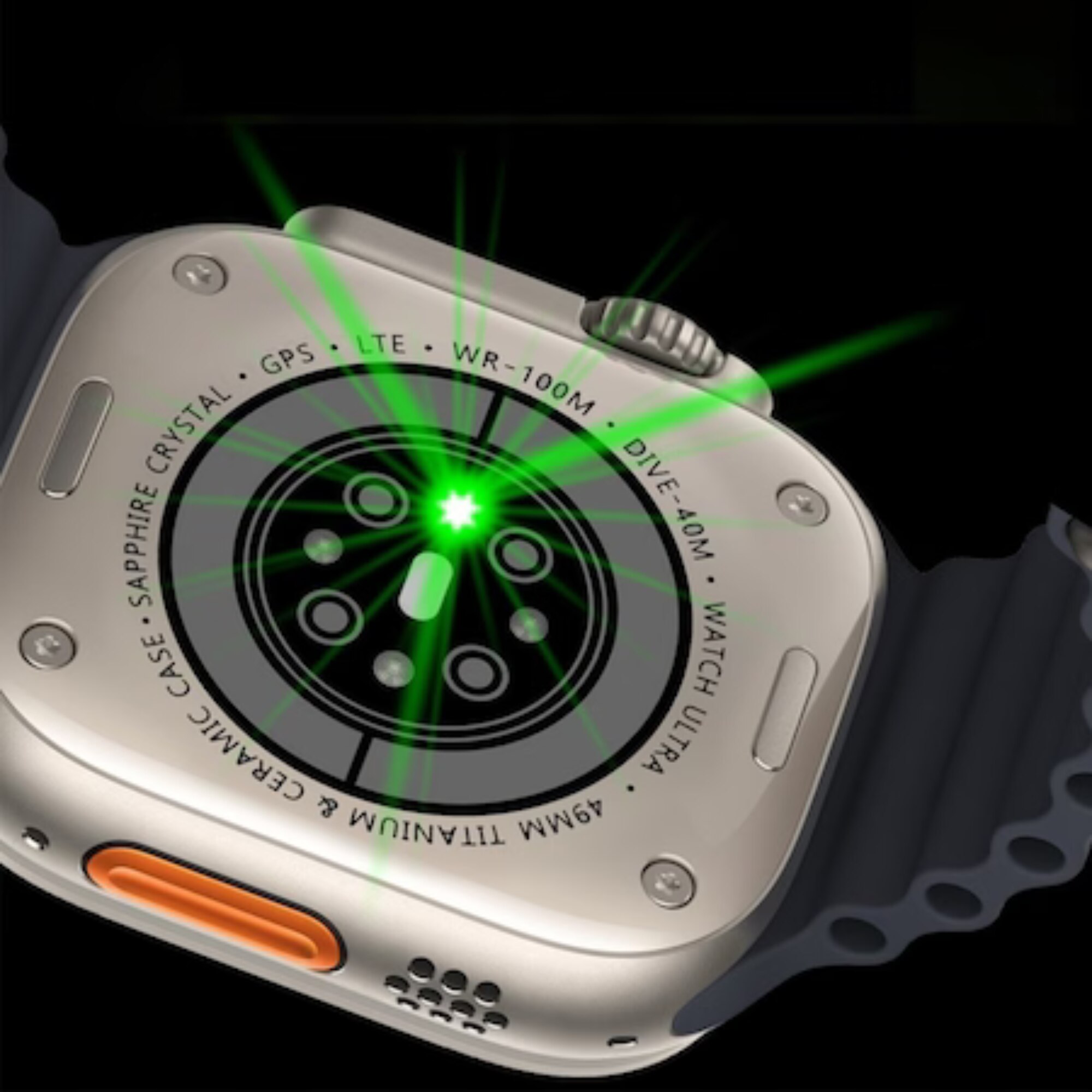 T900 Ultra Smartwatch T900 ULTRA, 49 mm, Безжично зареждане, Обаждания, Известия ...