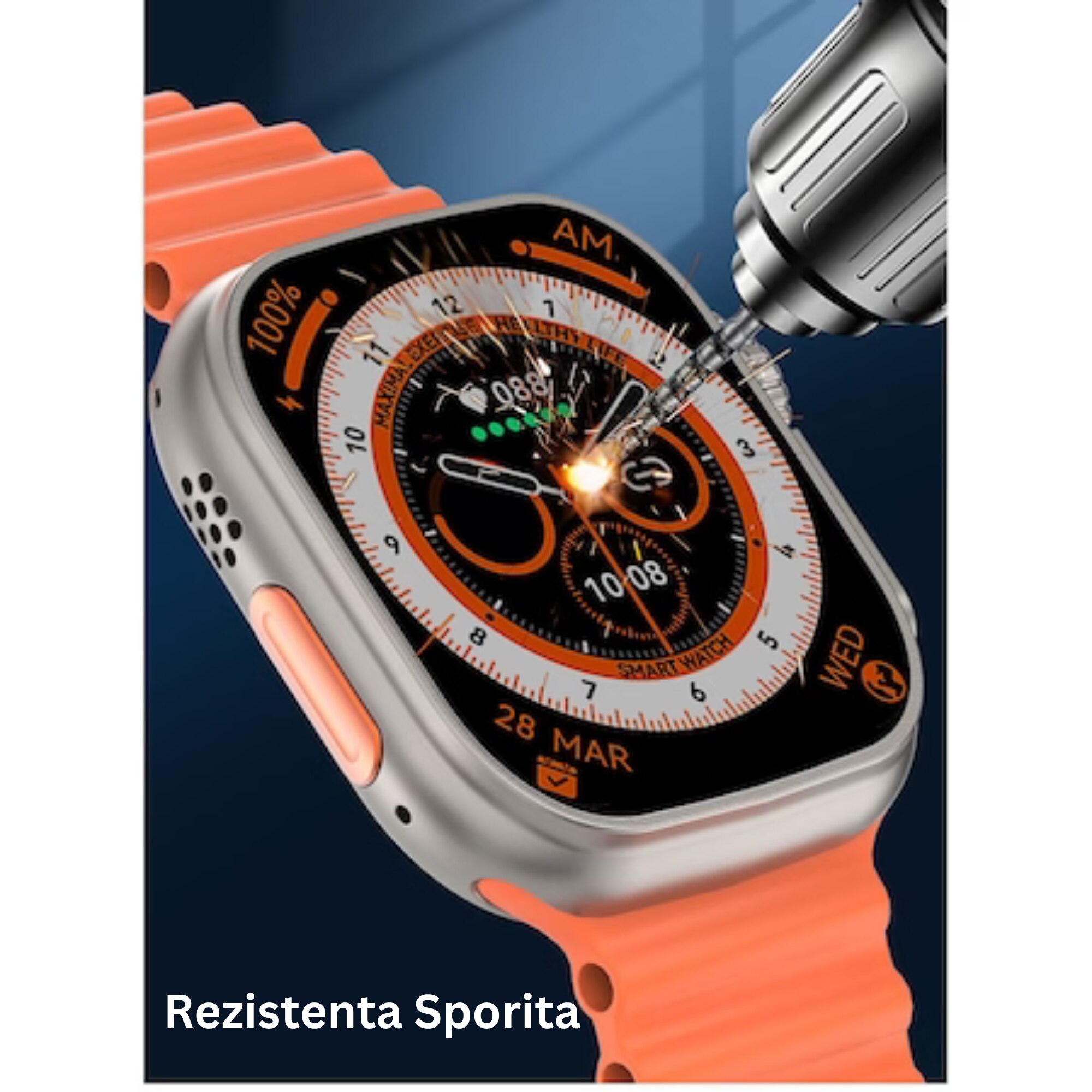 T900 Ultra Smartwatch T900 ULTRA, 49 mm, Безжично зареждане, Обаждания, Известия ...