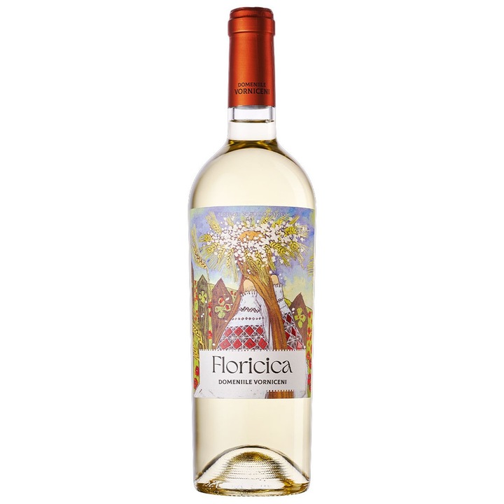 Vin Alb Divus Domeniile Vorniceni Floricica, sec, 0.75l