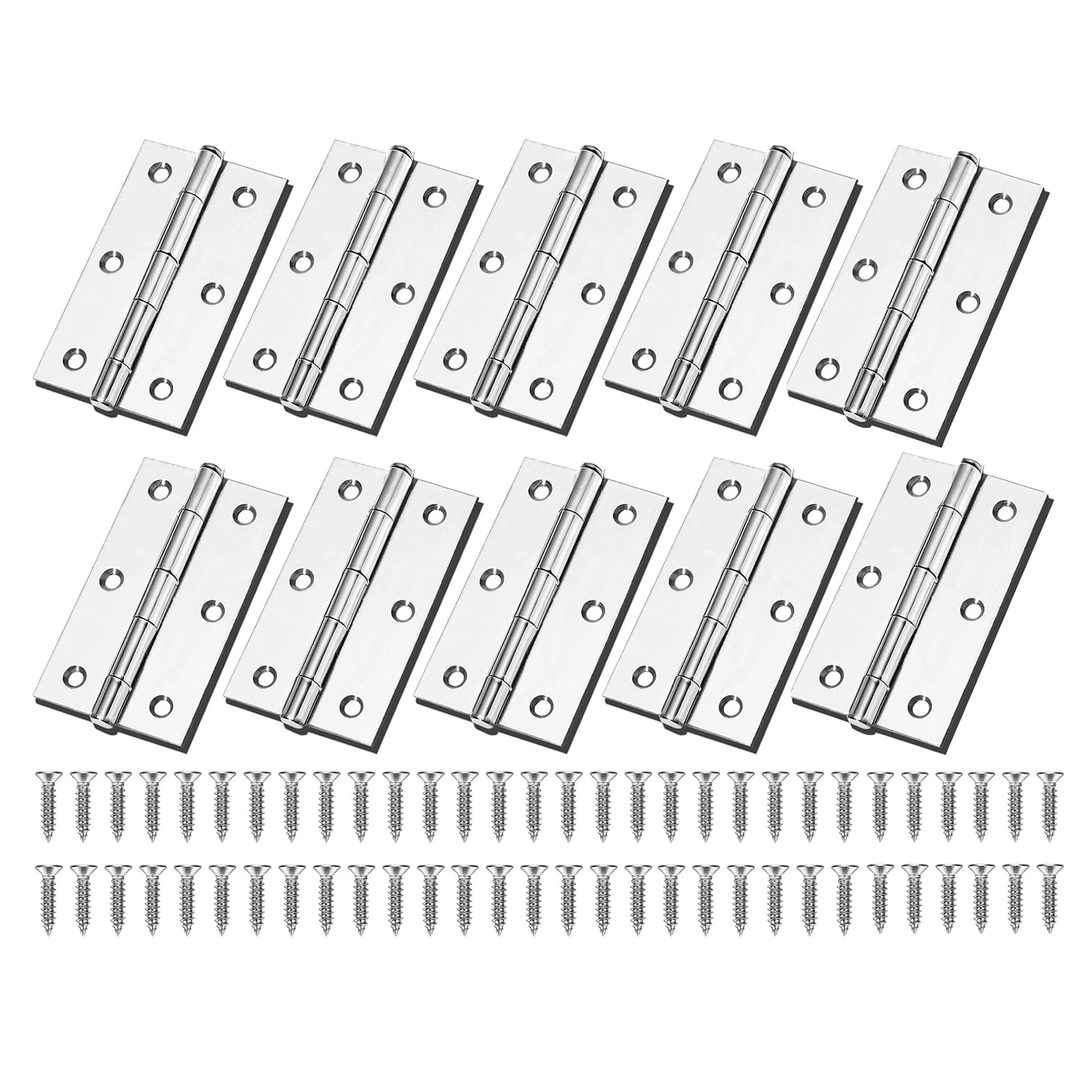 Set 10 balamale pivotante, Axroad Mall, Cu 60 suruburi, Rezistent la ...