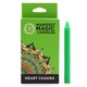 Lumanari Magice Ezoterice Verde(12bc) - Chakra Inimii