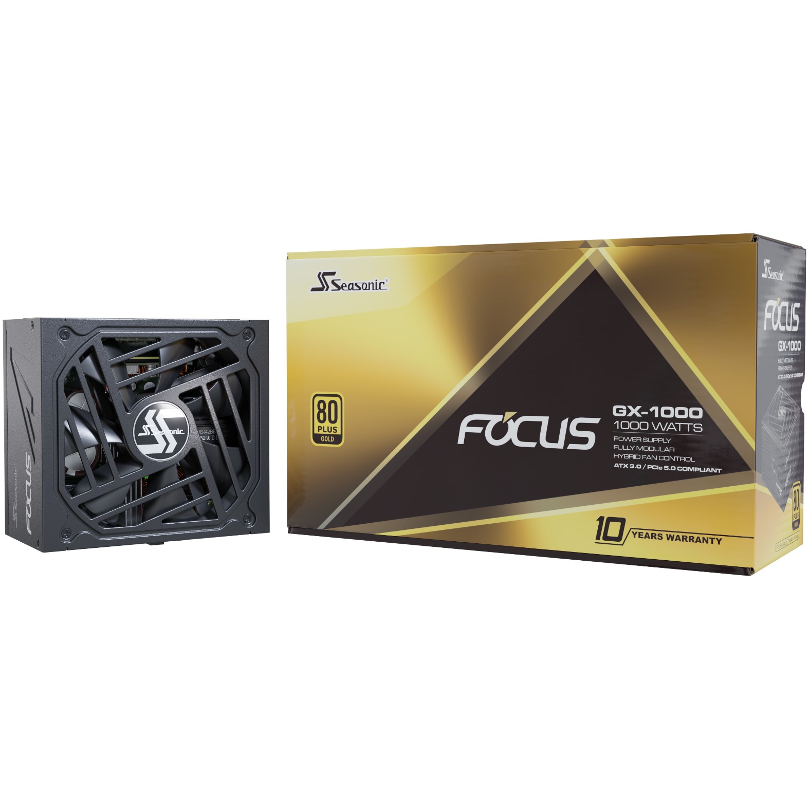 Sursa Seasonic FOCUS GX-1000, 80 Plus Gold, 1000W, 12VHPWR, ATX