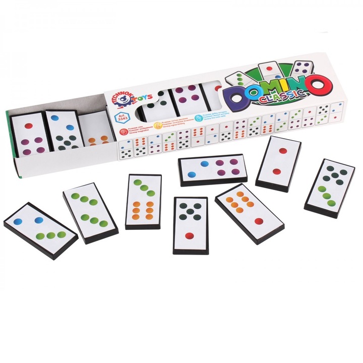 Edea Domino gyerekjáték, Classic, 22 x 7 x 3 cm, 3+ év