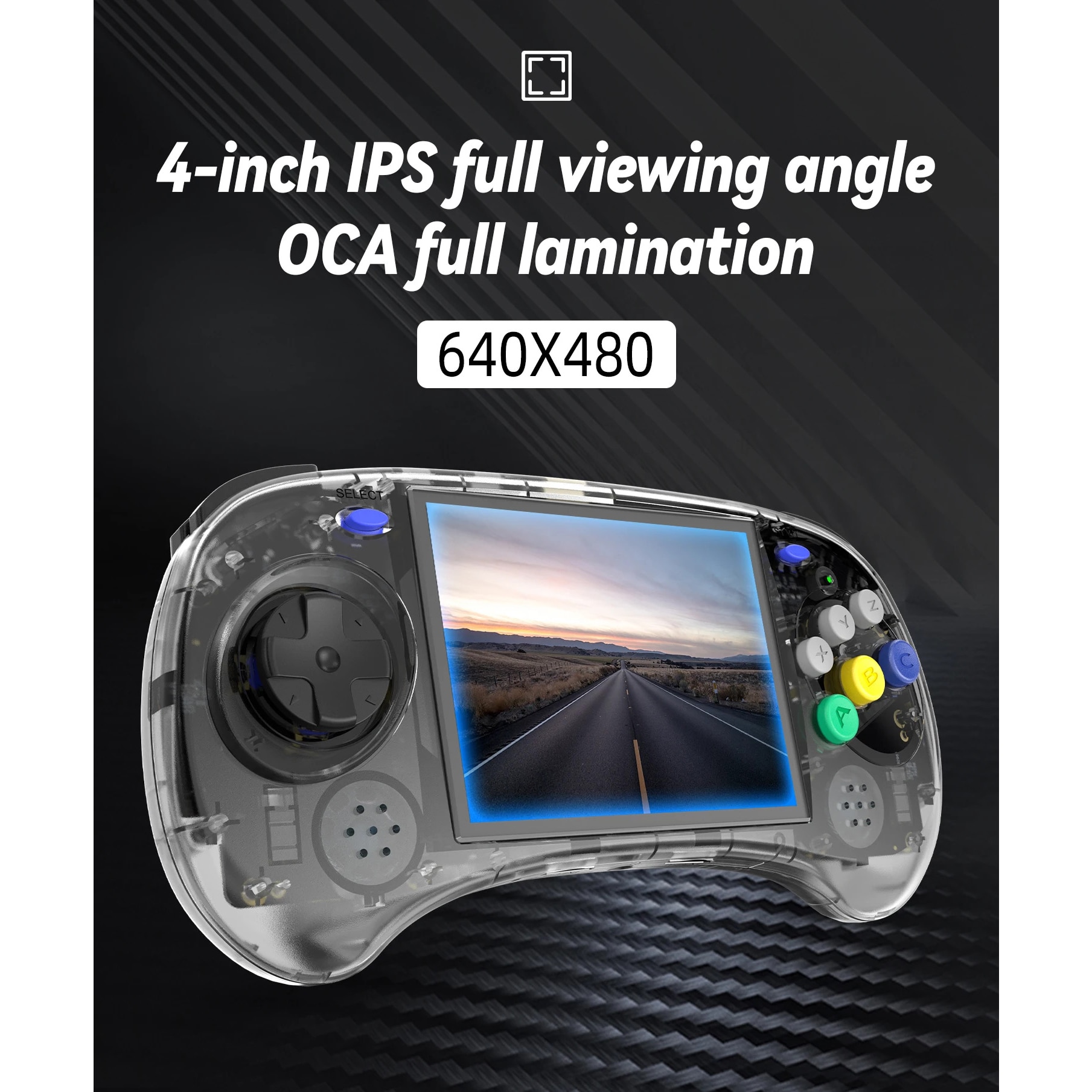 Consola portabila, STELS, Display IPS, Quad Core, 272 GB, 8000 de jocuri, Gri