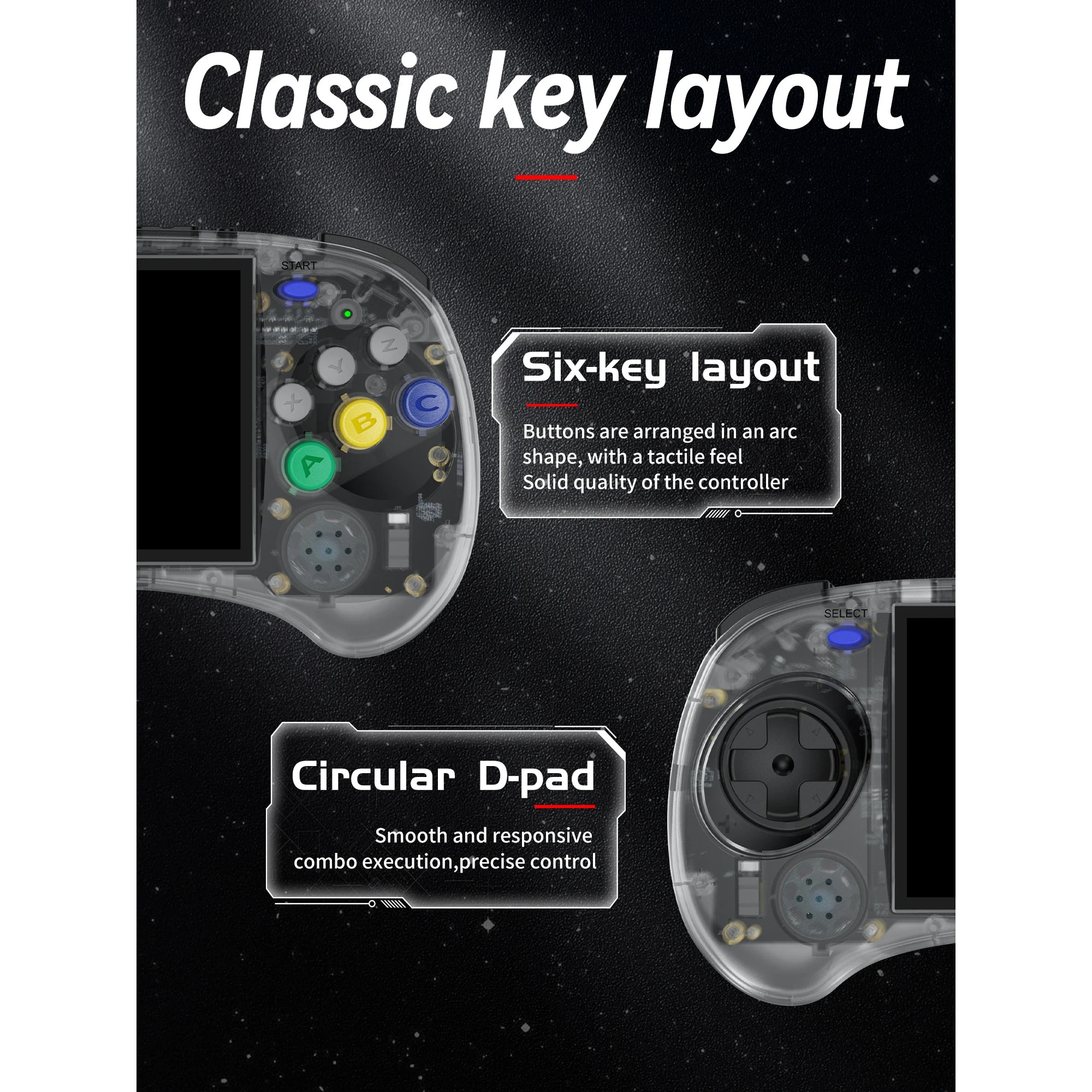 Consola portabila, STELS, Display IPS, Quad Core, 272 GB, 8000 de jocuri, Gri