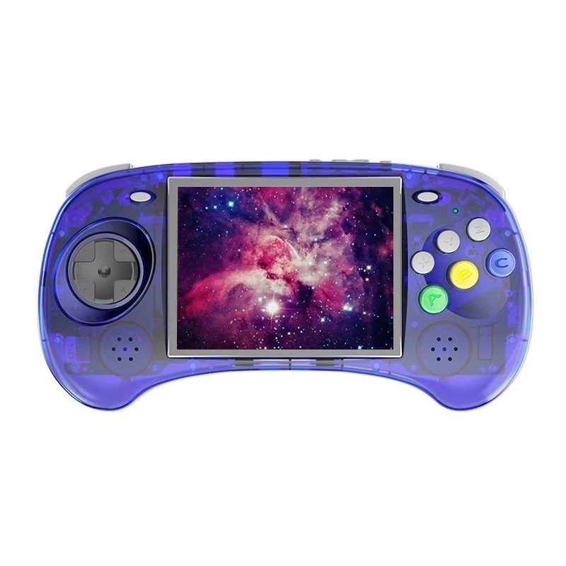 Consola portabila, STELS, Display IPS, Quad Core, 272 GB, 8000 de jocuri, Albastru