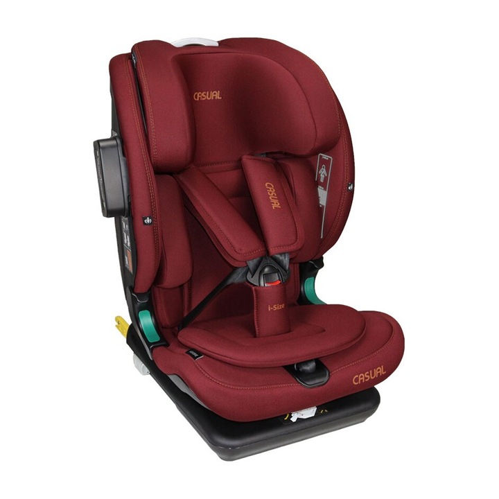Scaun auto copii, Casual Goldfix Pro, i-Size, 76 - 150 cm, 9 - 36 kg