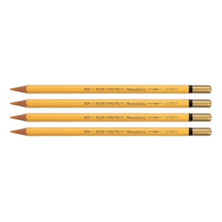 Set 4 Creioane Colorate Aquarell, Individual, Galben Napoli Deschis