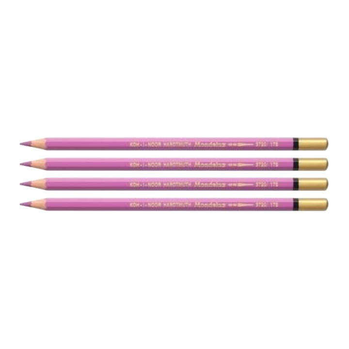 Set 4 Creioane Colorate Aquarell, Individual, Violet Roscat