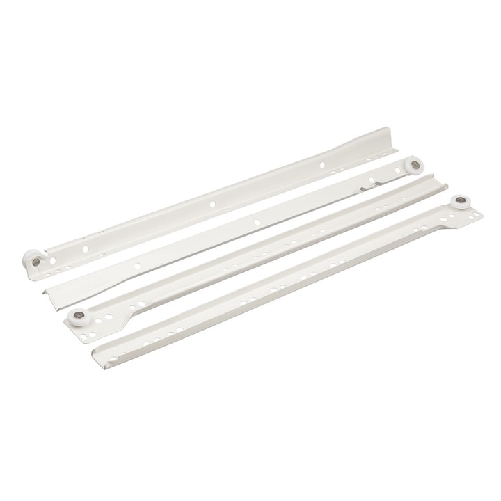 Csúszósín görgőkkel FGV, 350mm, fehér