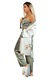 Set 3 piese lenjerie dama, WildFashion, Poliester, 3265, Alb/Verde