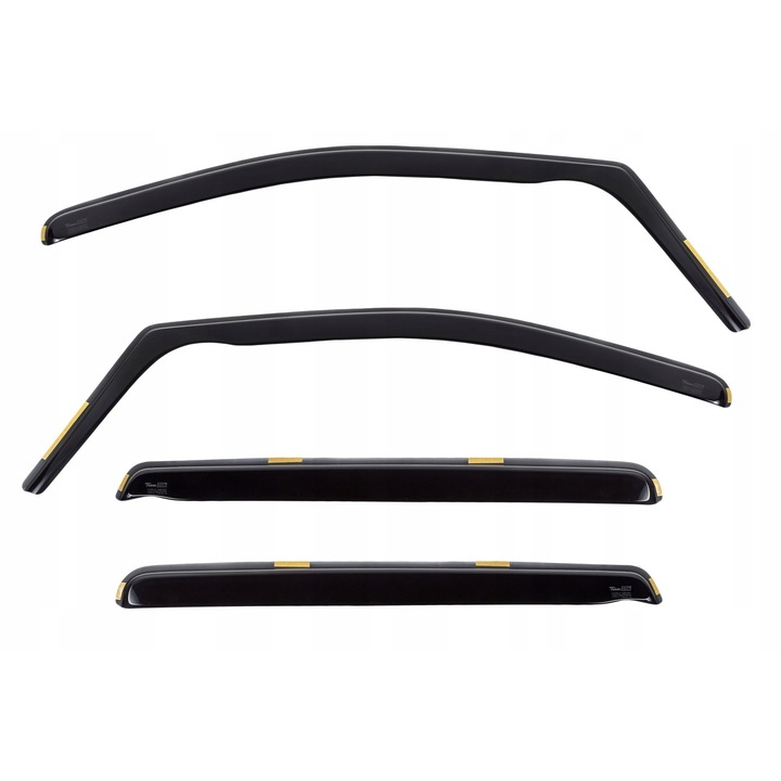 Комплект предни и задни ветробрани HEKO, За VW Sharan, Seat Alhambra 1995-2010, Ford Galaxy, 5 врати, 4 броя