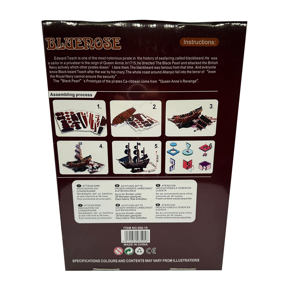 Puzzle 3D Vision Ralph 104 Teile – Mit 3D-Brille, Maße 33,5 X 23,5 Cm, Für Kinder Ab 6 Jahren