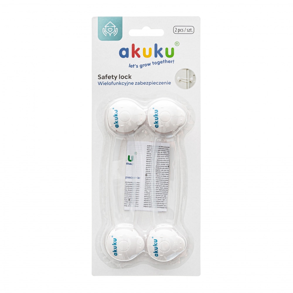 Set 2 sigurante multifunctionale lungi Akuku Safety lock gri - eMAG.ro