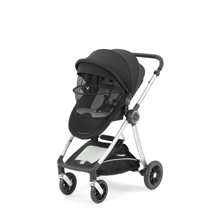 Carucior pentru copii, 3 in 1, Negru