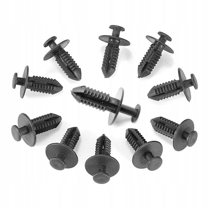 Set 20 Piese Cleme De Fixare, Pentru Mercedes W203, W210, W211, Arcadele Rotilor, Plastic, Negru