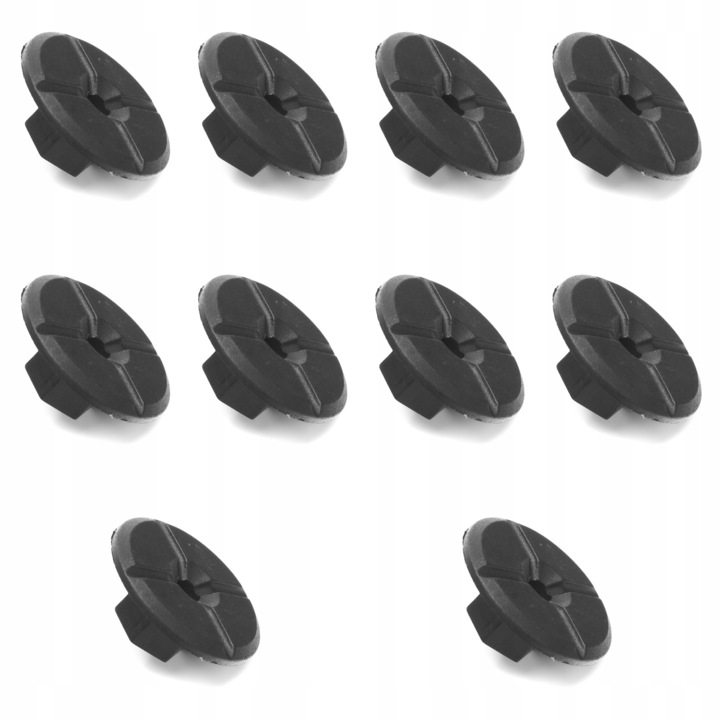 Set 10 bucati piulita tip clema pentru pasaj roata si praguri, Peugeot 206 407 Partner, BMW Seria 3 5 7 X1 X3 Z4, Citroen Berlingo C4 C5 C6, Seat Leon, VW Caddy Polo