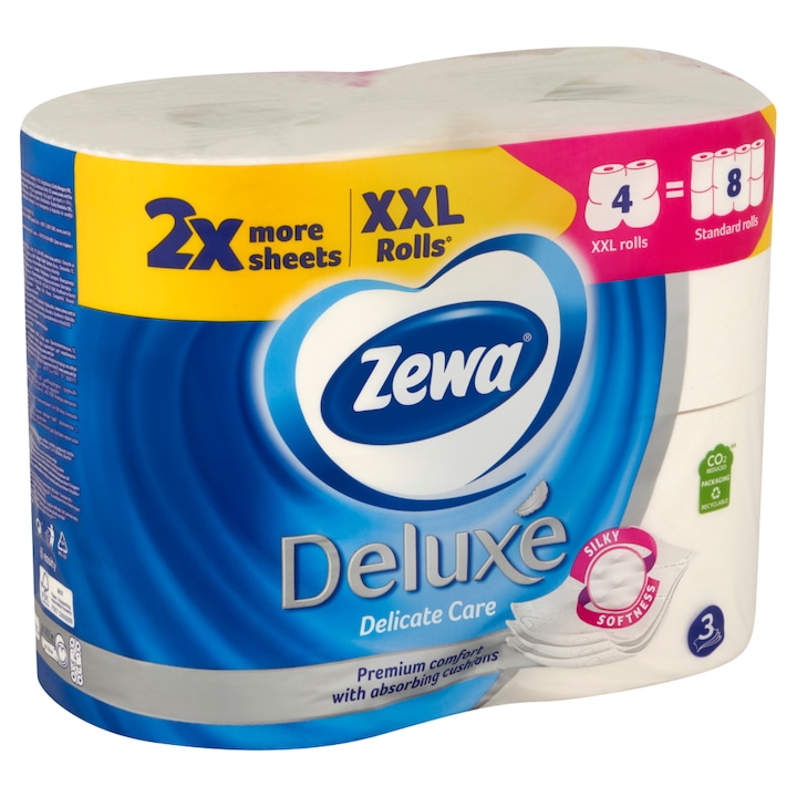 ZEWA Deluxe Delicate Care XXL toalettpapír 4 tekercs