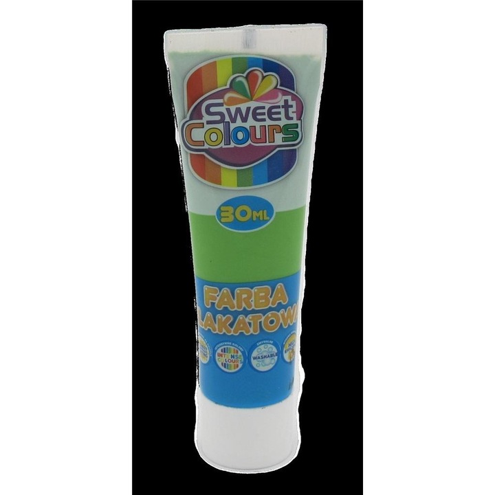 Vopsea in tub, Sweet colours, 30 ml, Verde