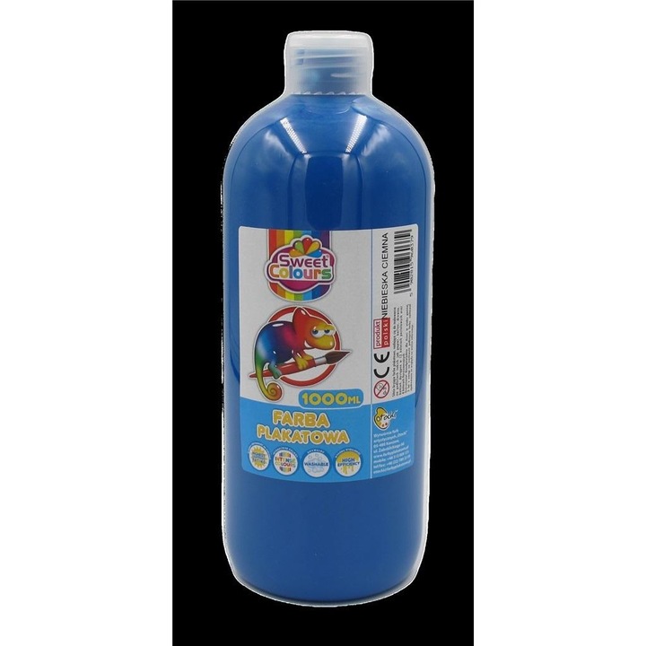 Vopsea acuarele, Sweet Colours, 1000 ml, Albastru