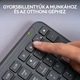 Logitech Signature Slim K950 vezeték nélküli billentyűzet, Grafitszürke, US