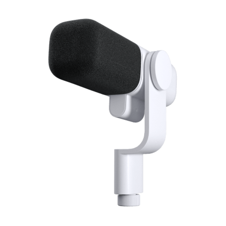 Logitech G Yeti Studio Активен динамичен XLR радио и телевизионен микрофон с технология ClearAmp, цвят почти бял