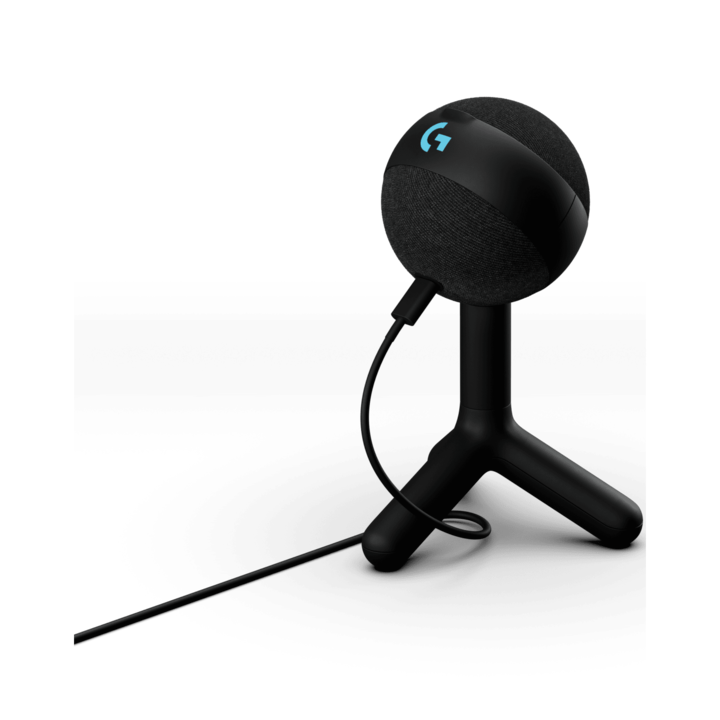 Микрофон Gaming Logitech Yeti ORB, Lightsync RGB, USB, Черен