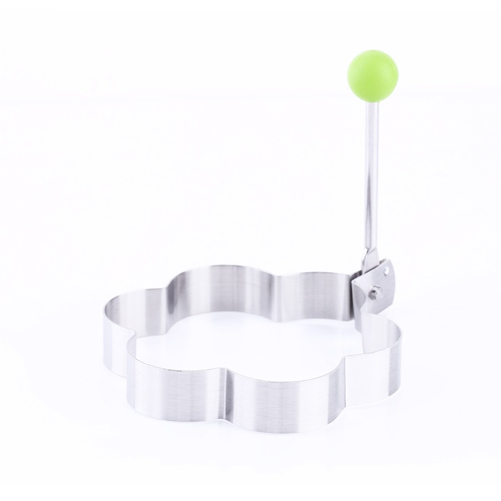 Süteményforma, Jormftte, szilvavirág alakú, rozsdamentes acél, könnyen tisztítható, fogantyúval