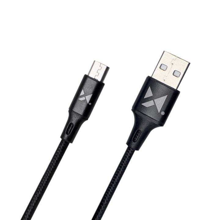 Cablu de incarcare micro USB 2.4A 1M Wozinsky WUC-M1B negru