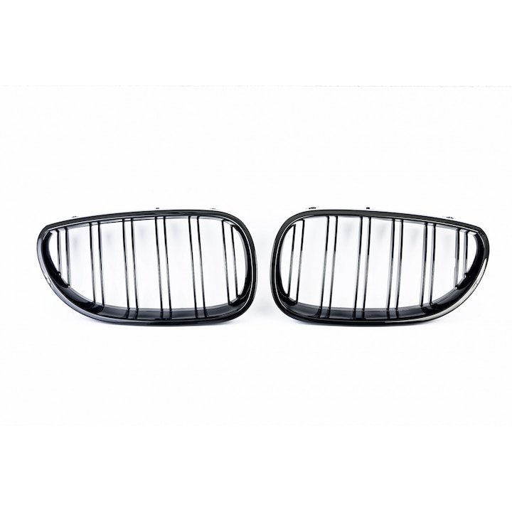 Set 2 Grile BMW E90 E91 LCI FL Seria 3 2008-2011 M Design, negru lucios