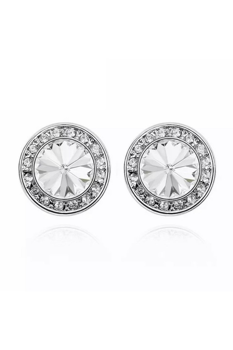 Cercei Silvery, argintiu, elegant, cristale Zirconiu Cubic