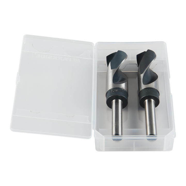 Set de burghie elicoidale PARKSIDE PASP 2 A1 HSS, 2 bucati Ø 26 / 28 mm