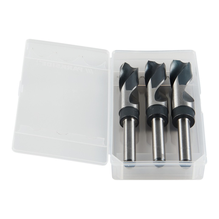 Set de 3 burghie elicoidale PARKSIDE PASP 3 A1 HSS, Ø 22 / 24 / 25 mm