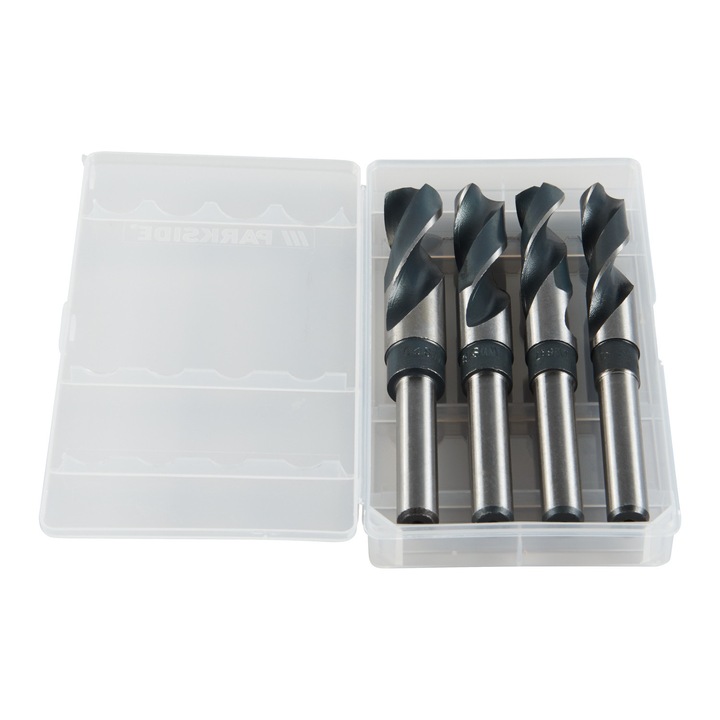 Set de 4 burghie elicoidale PARKSIDE PASP 4 A1 HSS, Ø 16 / 17 / 18 / 20 mm