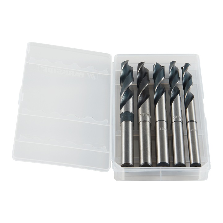 Set de burghie elicoidale PARKSIDE PASP 5 A1 HSS, Ø 11 / 12 / 13 / 14 / 15 mm