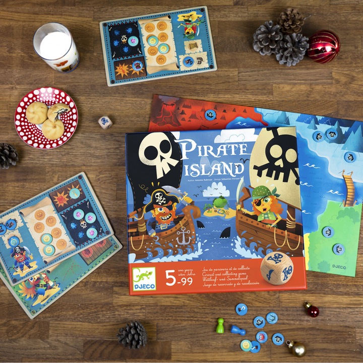 Joc de societate Insula piratilor, Djeco