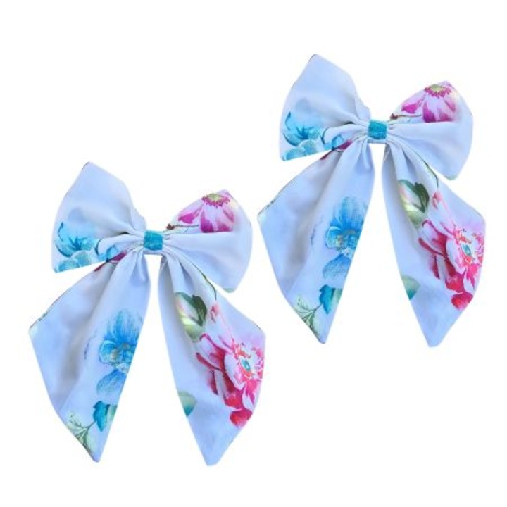 Set 2 Clame de par, accesorizate cu funda din Joy Ariale, multicolor