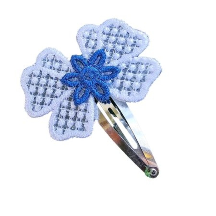 Clama Brodata Happy Deep Blue, Ariale, multicolor