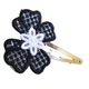 Set 2 Clame Brodate Happy Black, Ariale, multicolor