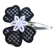 Set 2 Clame Brodate Happy Black, Ariale, multicolor