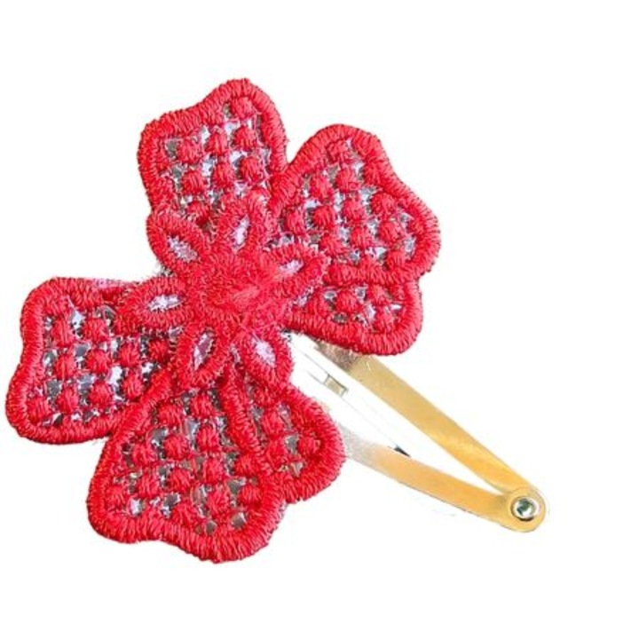 Clama Brodata Happy All Red, Ariale, rosu
