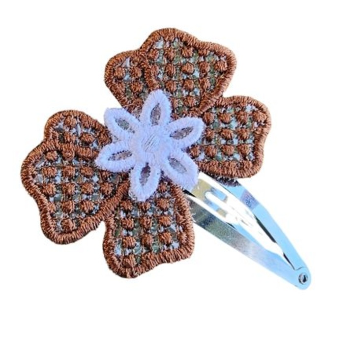 Clama Brodata Happy Brown Mix, Ariale, multicolor