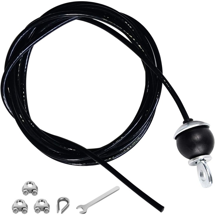 Edzőkábel, Nybgyy®, állítható, Fekete